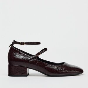 ZARA Brown Block Heel Women's Shoes